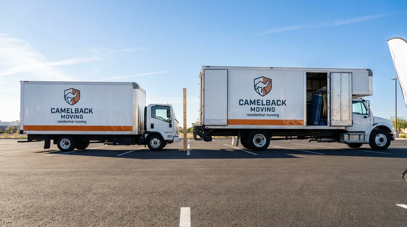 Moving truck size capacity guide in Osgood